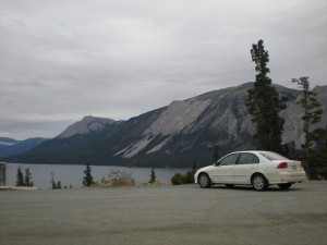 On the Alaska Highway near Yukon, BC