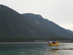 Sea plane on the Alaska Highway 