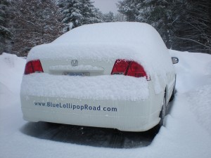 The BLR Mobile under some serious powder