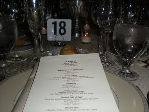 Table 18 at Ginny and Chris' wedding