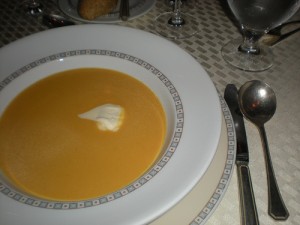 Butternut squash bisque